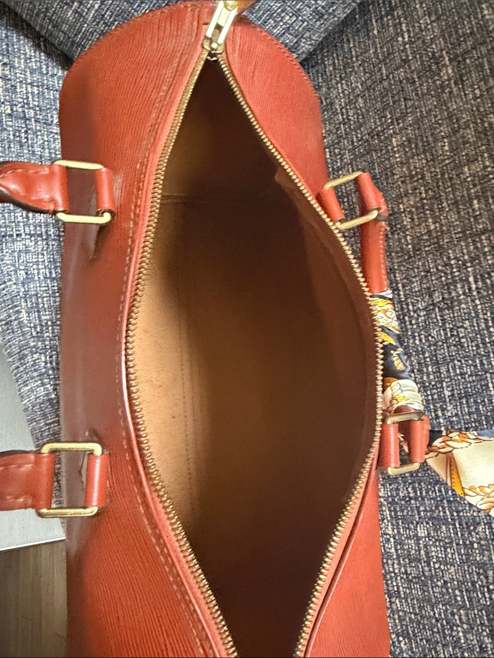 Louis Vuitton Epi Speedy in Burnt Orange - Picture 6 of 6